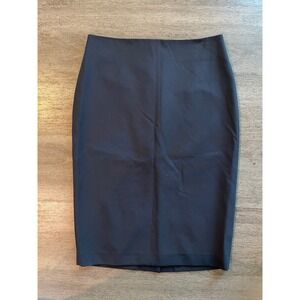 Theory Skinny Pencil Skirt Nocturne Navy Traceable Wool Size 2 NWT RETAIL $165